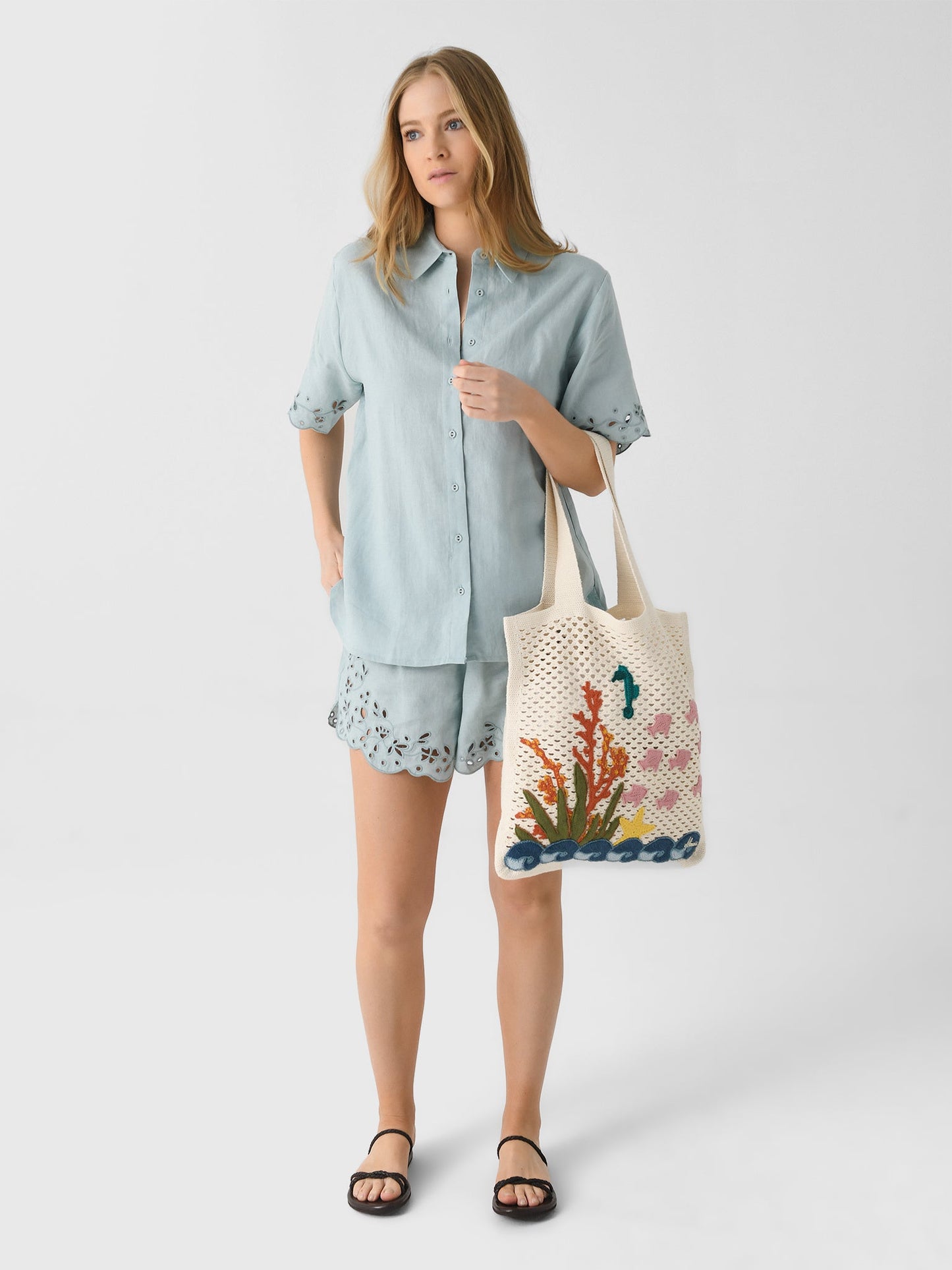 Peony Women's Memoir Embroidered Shirt