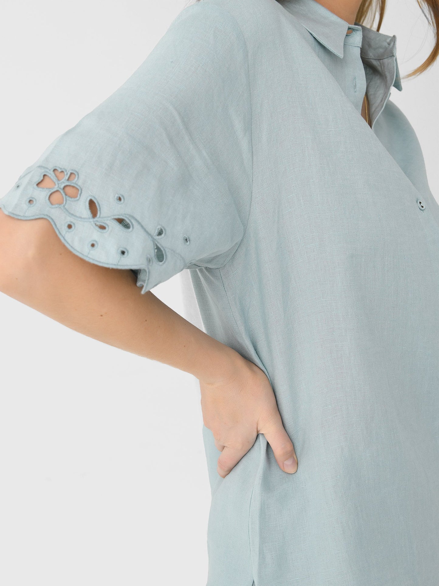 Peony Women's Memoir Embroidered Shirt