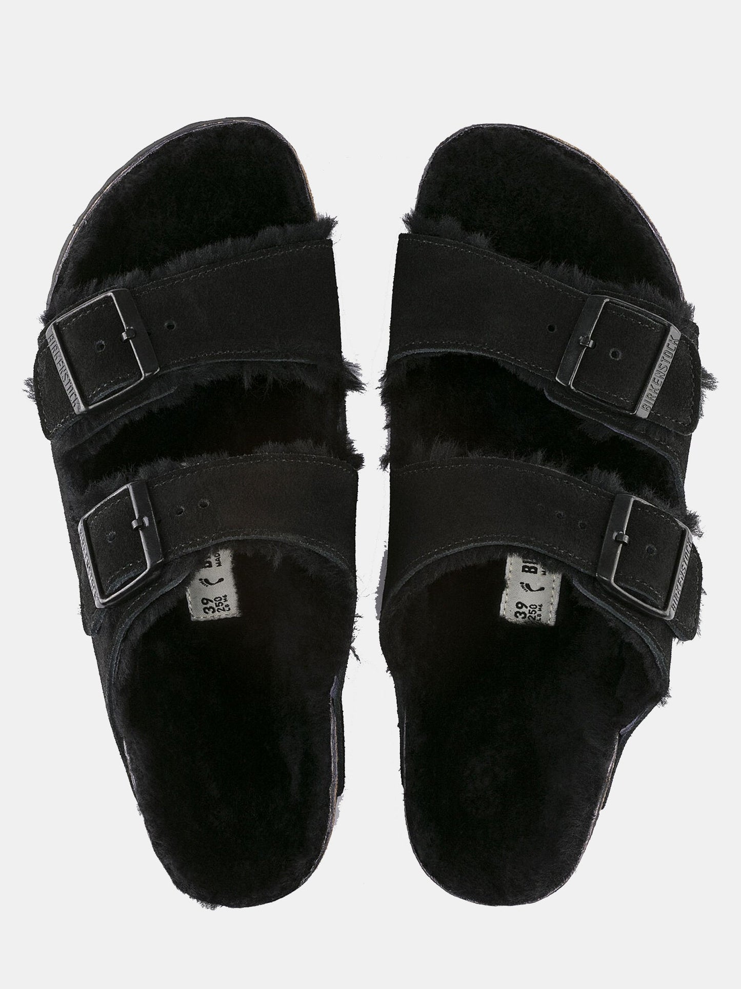 Birkenstock Women's Arizona Shearling Suede Leather Sandal