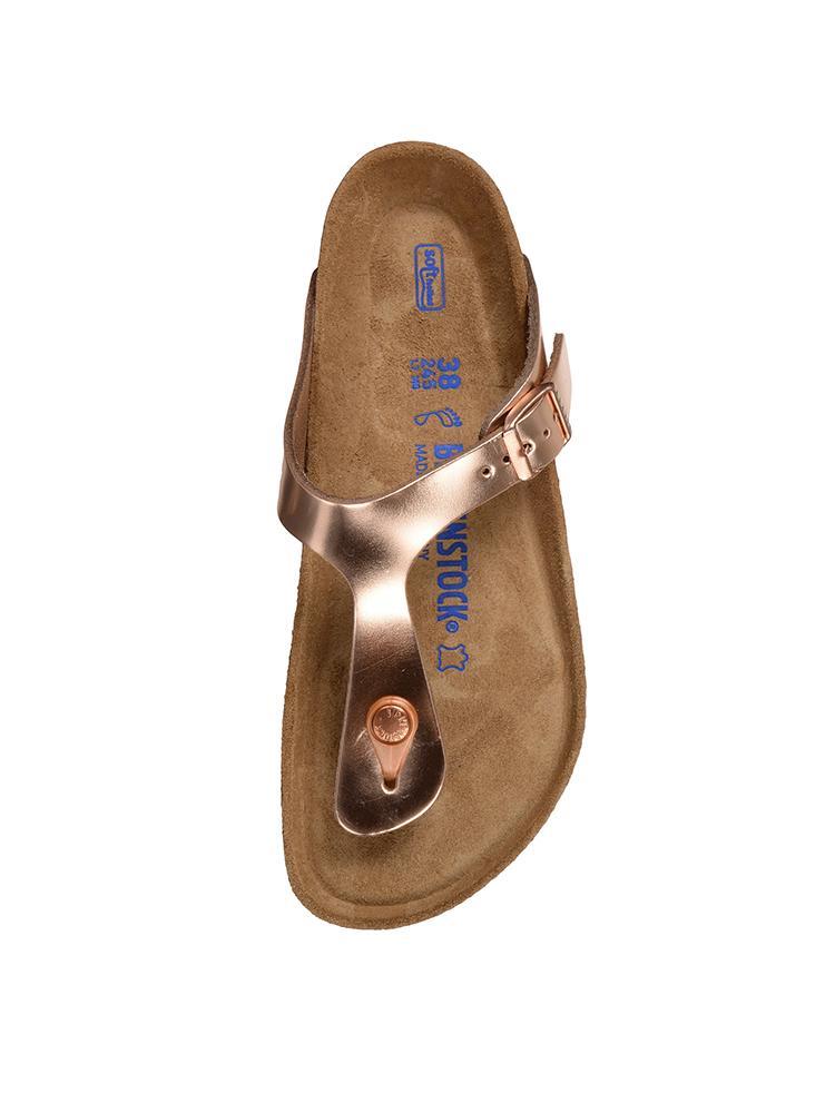 Birkenstock Gizeh Soft Footbed Leather Sandal