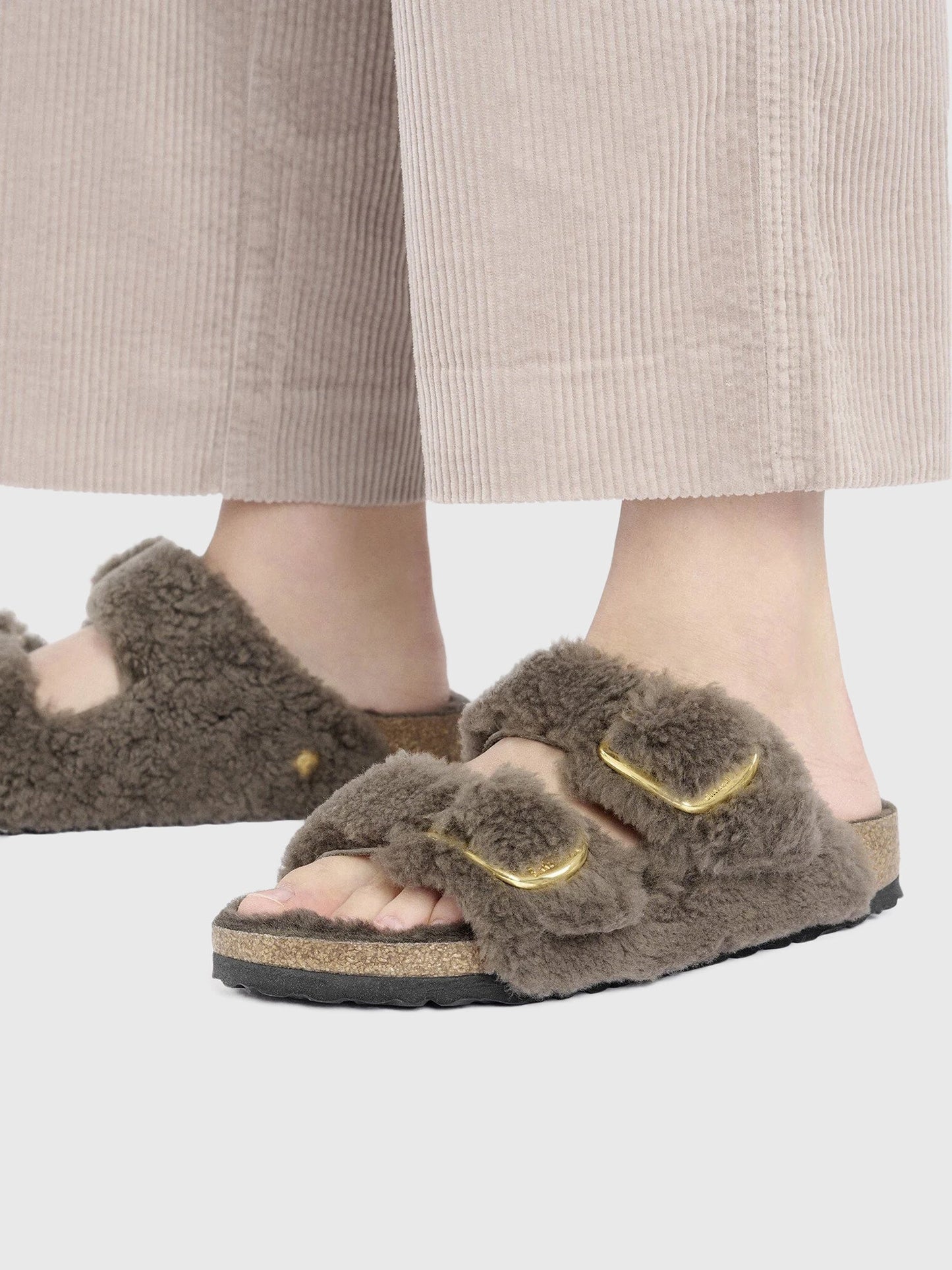 Birkenstock Women's Arizona Big Buckle Shearling Sandal