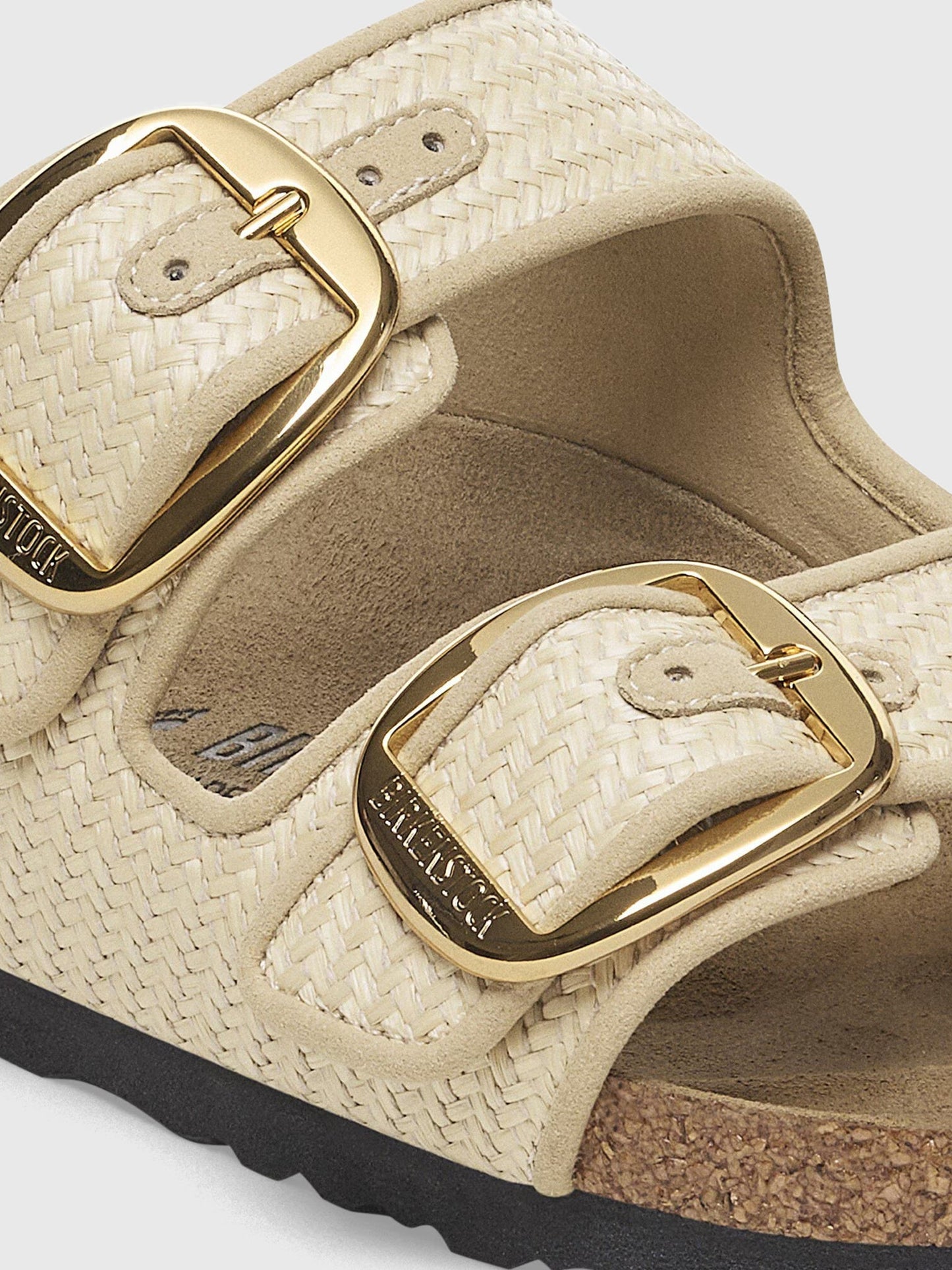 Birkenstock Women's Arizona Big Buckle Raffia Sandal