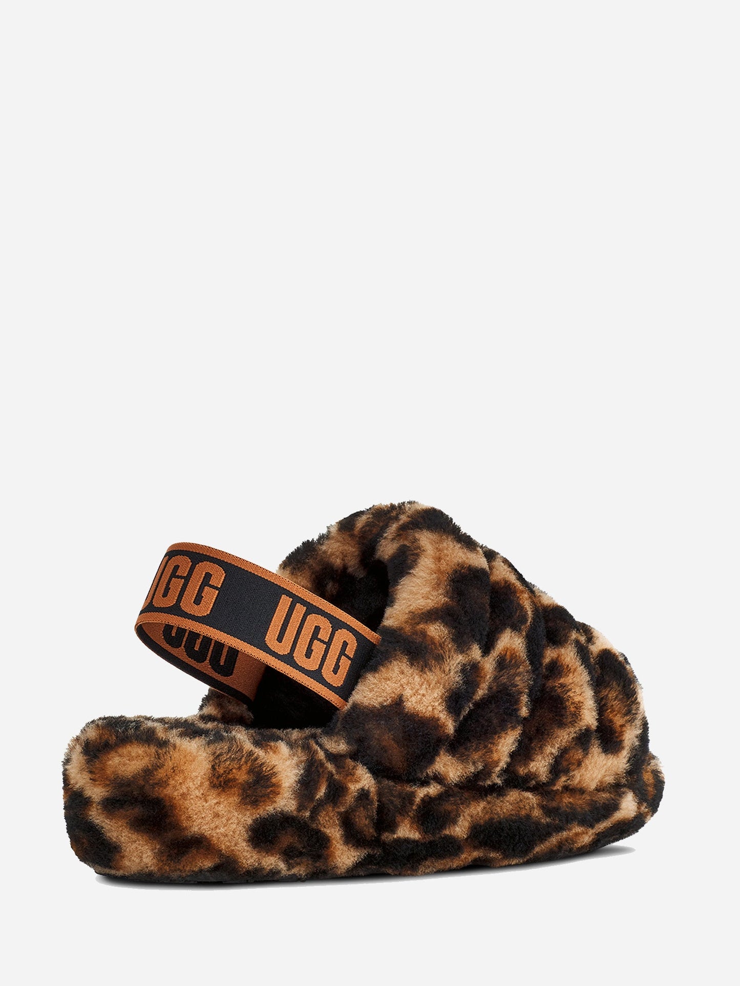 UGG Women's Panther Print Fluff Yeah Slide