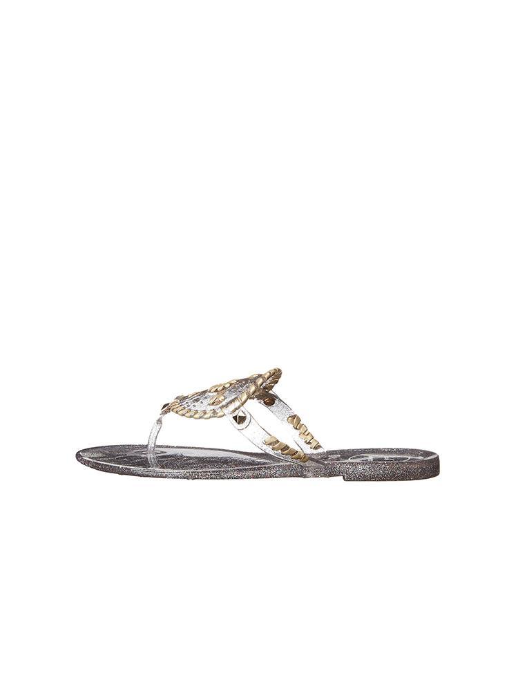 Jack Rogers J.M.R.MGMT. Women's Sparkle Georgia Jelly Sandal