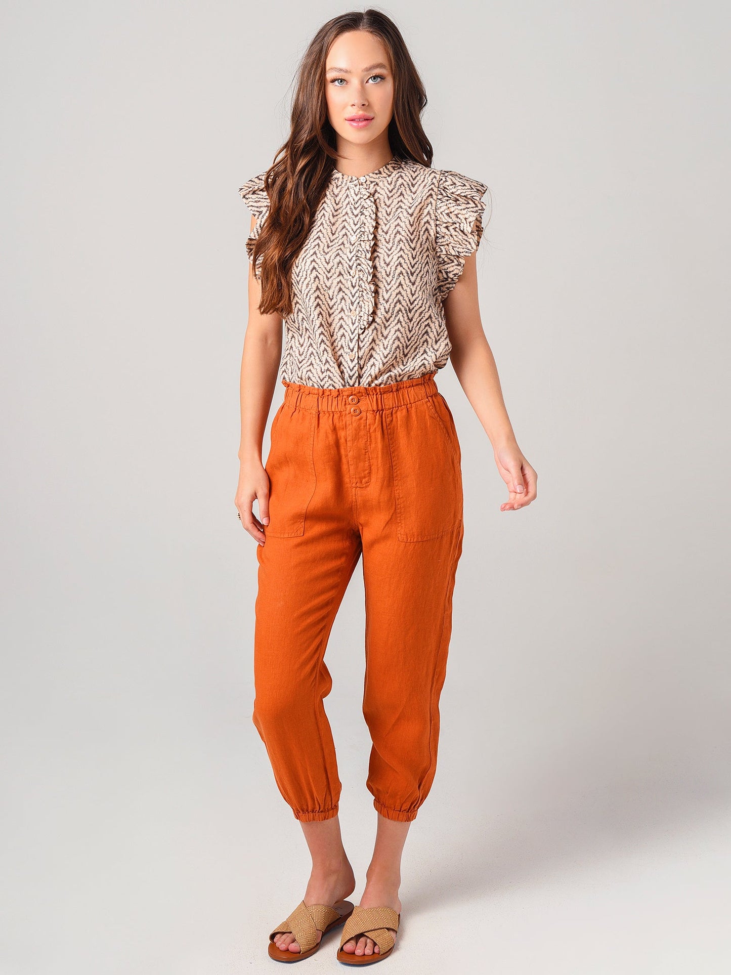 Joie Women's Derren B Linen Pant