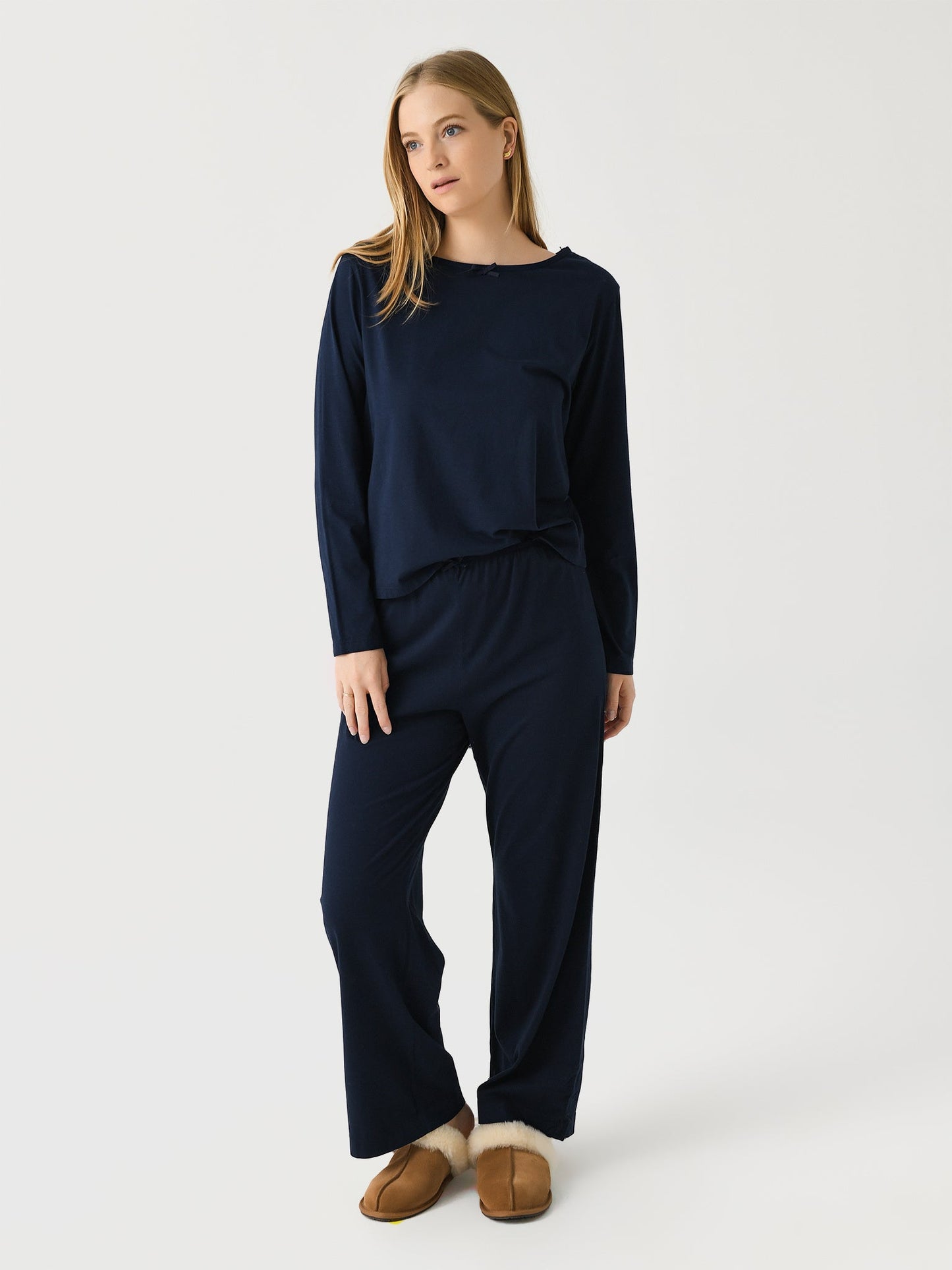 DONNI. Women's The Jersey Bow Simple Pant