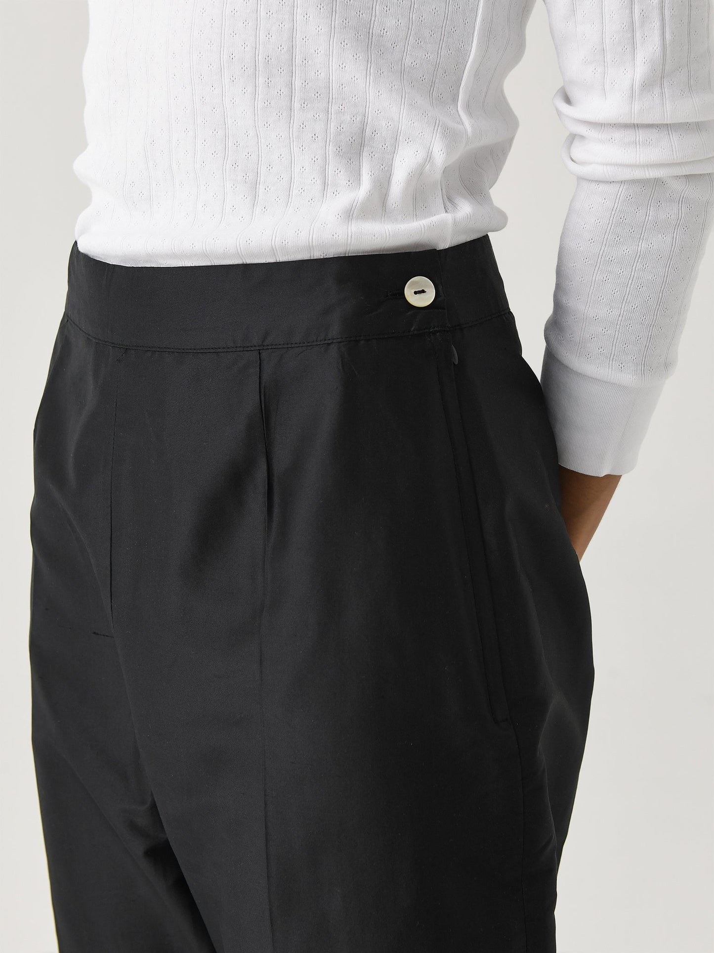 DONNI. Women's The Taffeta Cigarette Pant