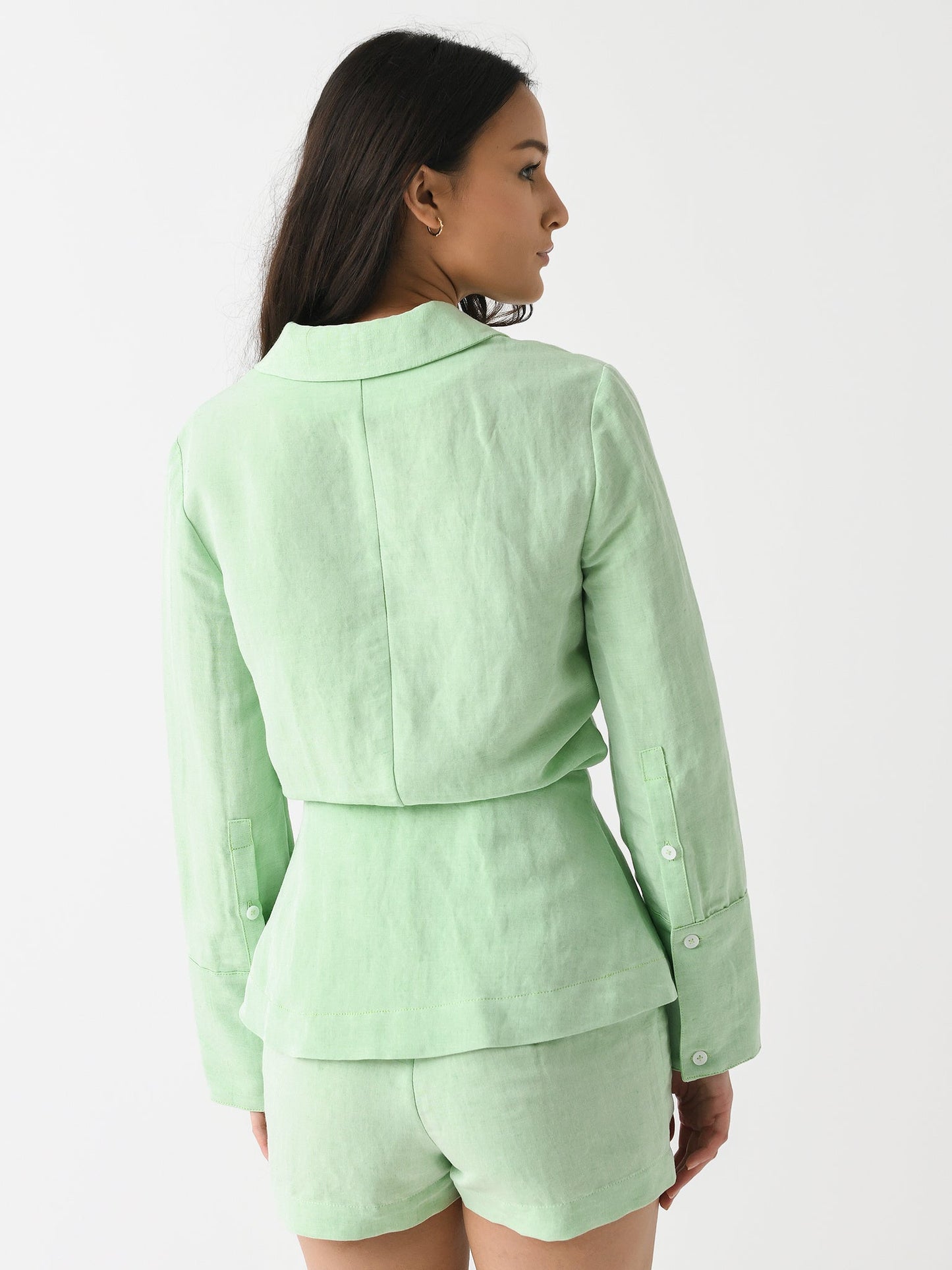Matthew Bruch Women's Blouson Long Sleeve Blouse