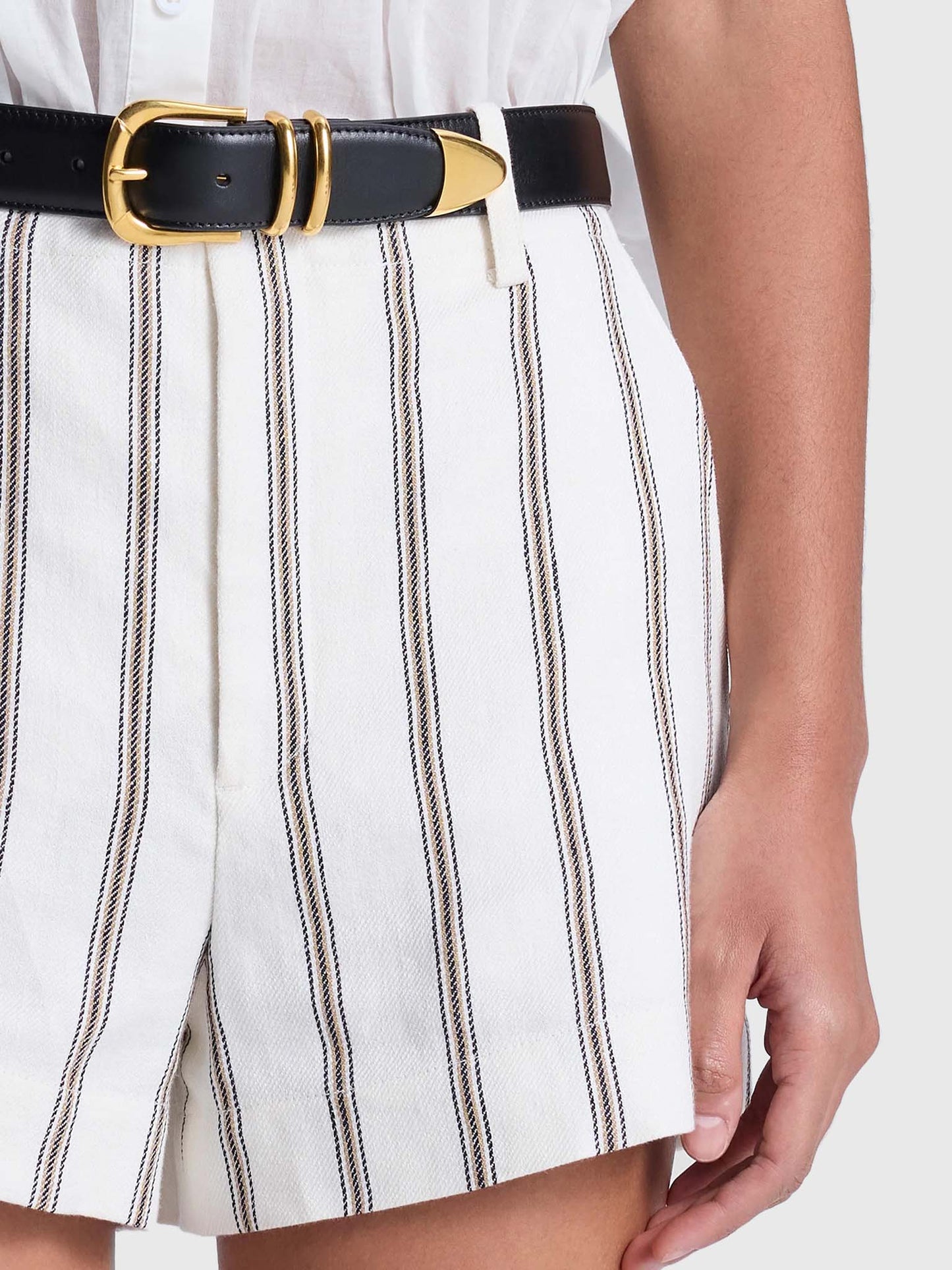 ALC Women's Mac Striped Linen Short