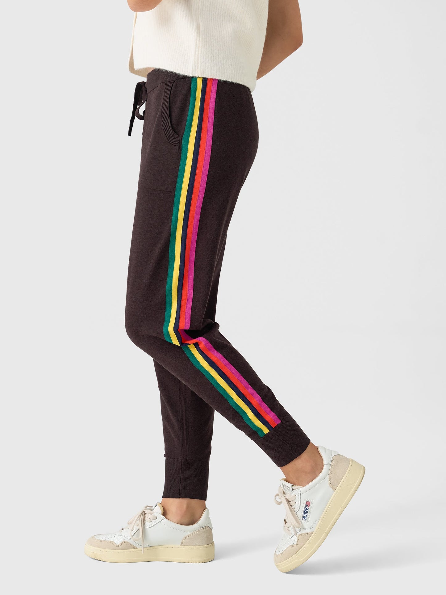 Eche Women's Solid Striped Jogger