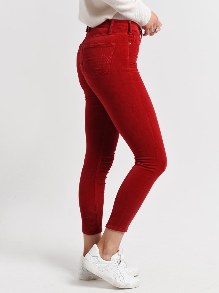 McGuire High Rise Newton Skinny Velvet Jean