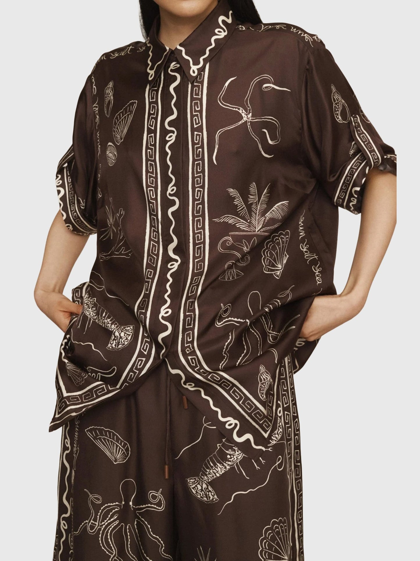 Alemais Women's Sammy Silk Shirt