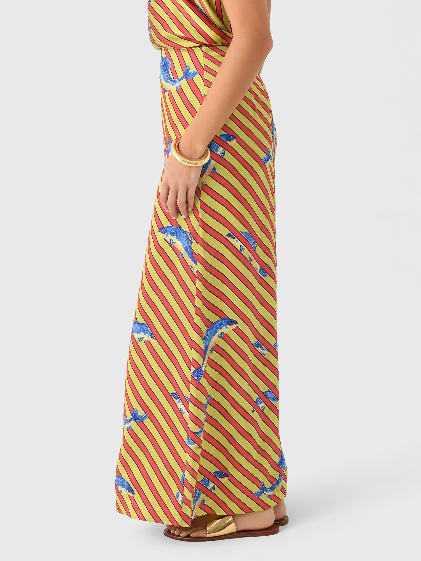 Alemais Women's Lorenza Silk Skirt