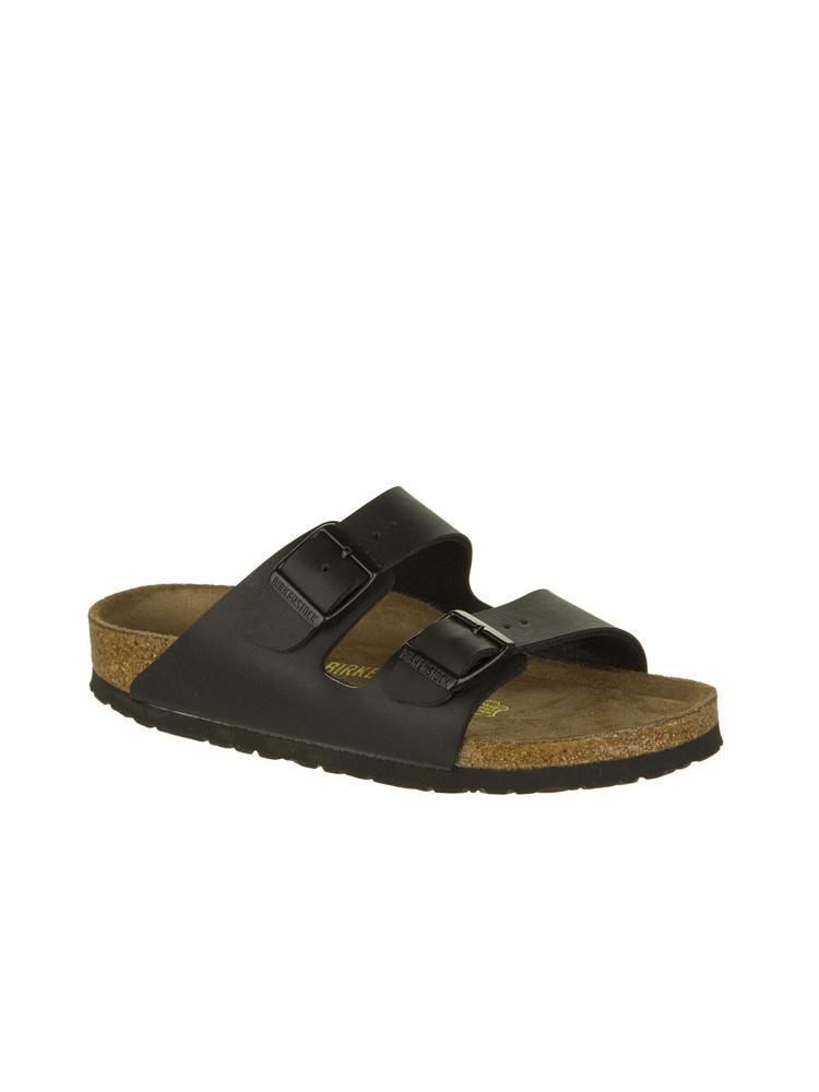 Birkenstock Women's Arizona Soft Footbed Black Birko-Flor