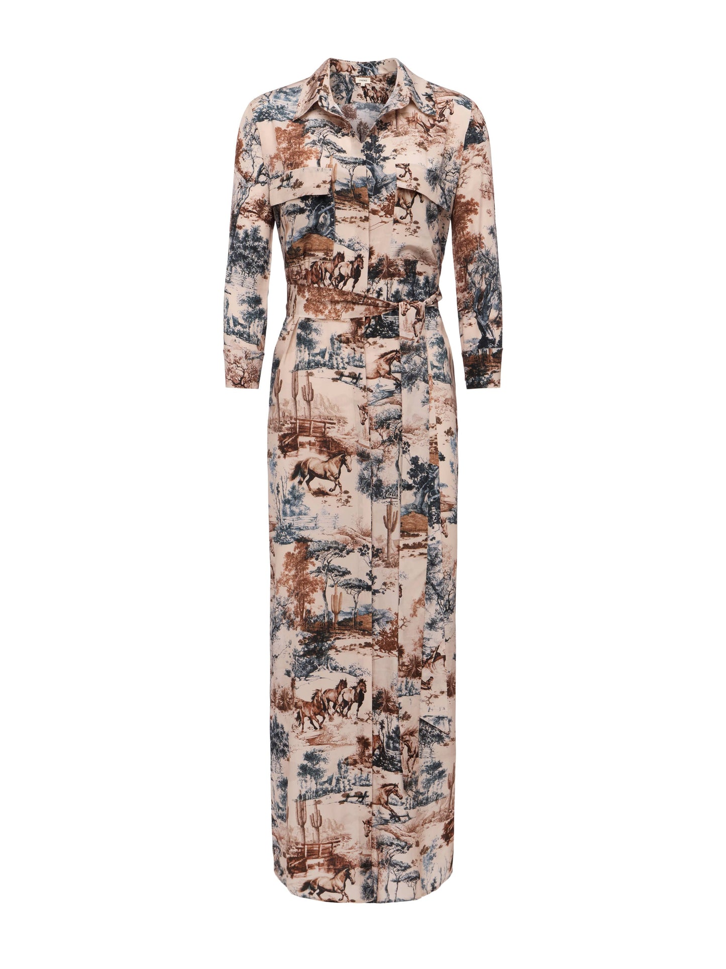 Cameron Silk Shirt Dress