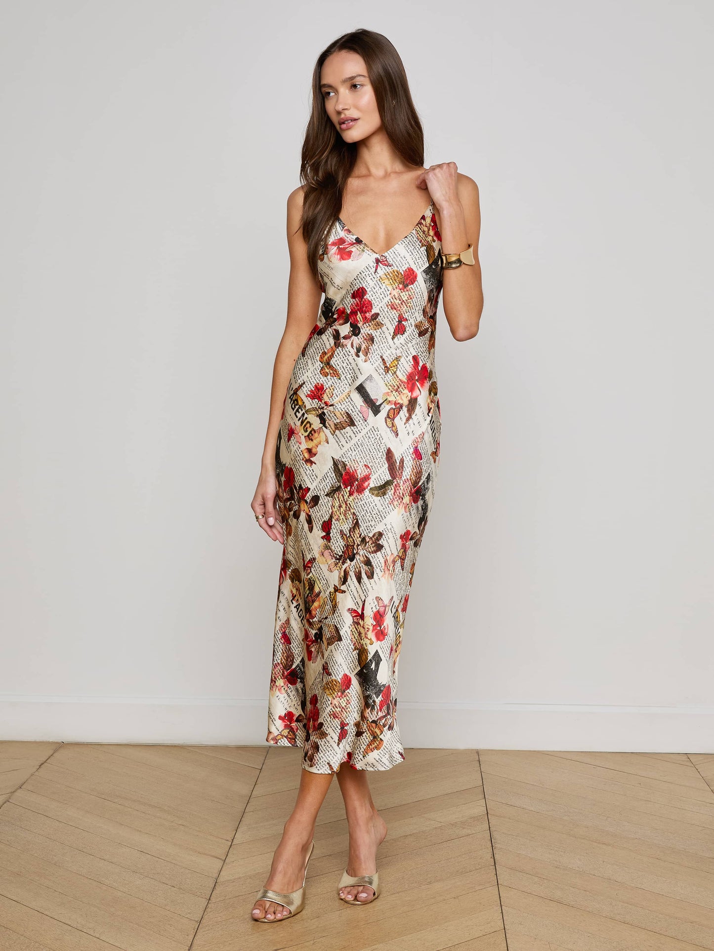 Seridie Silk Slip Dress