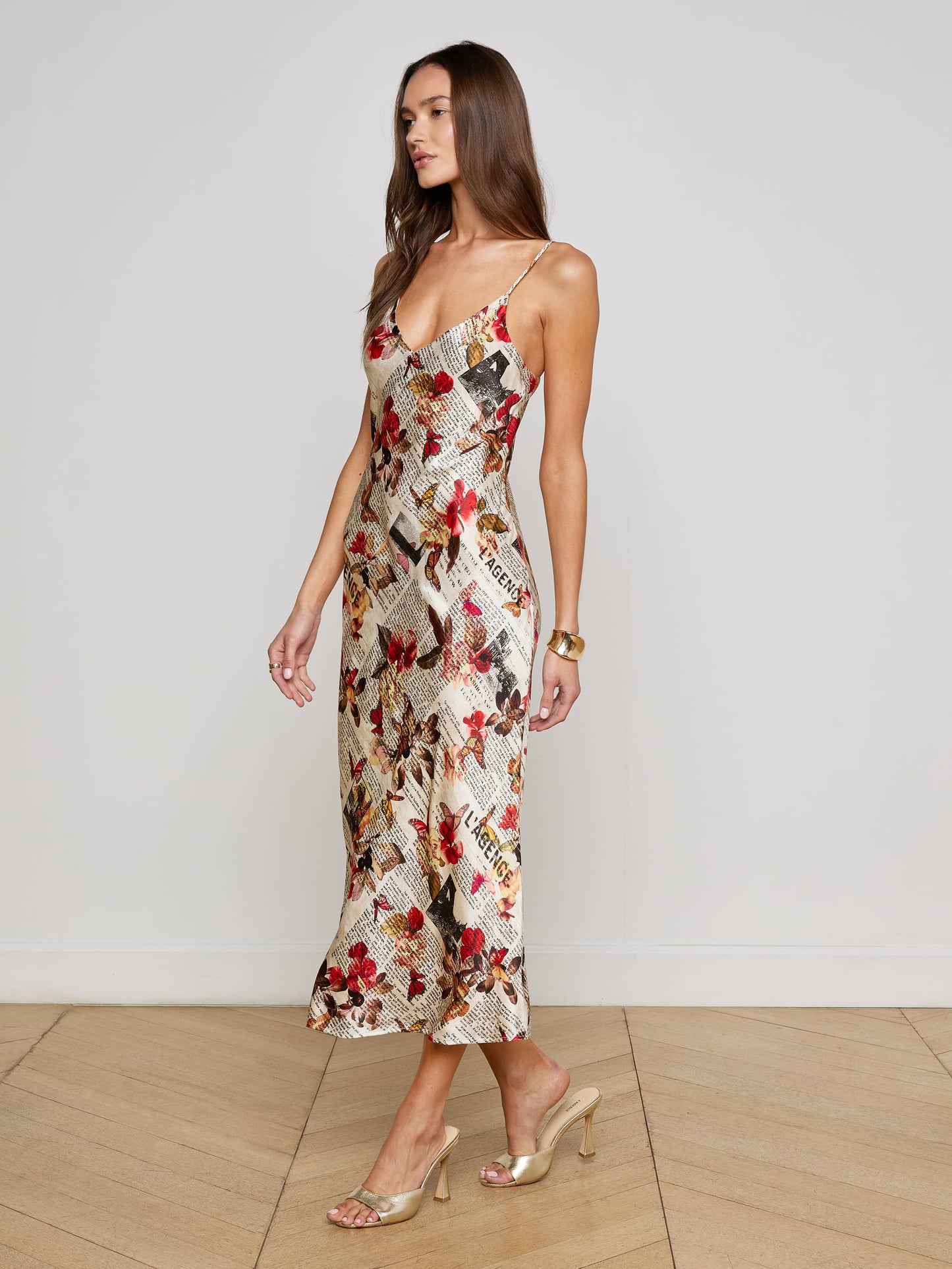 Seridie Silk Slip Dress
