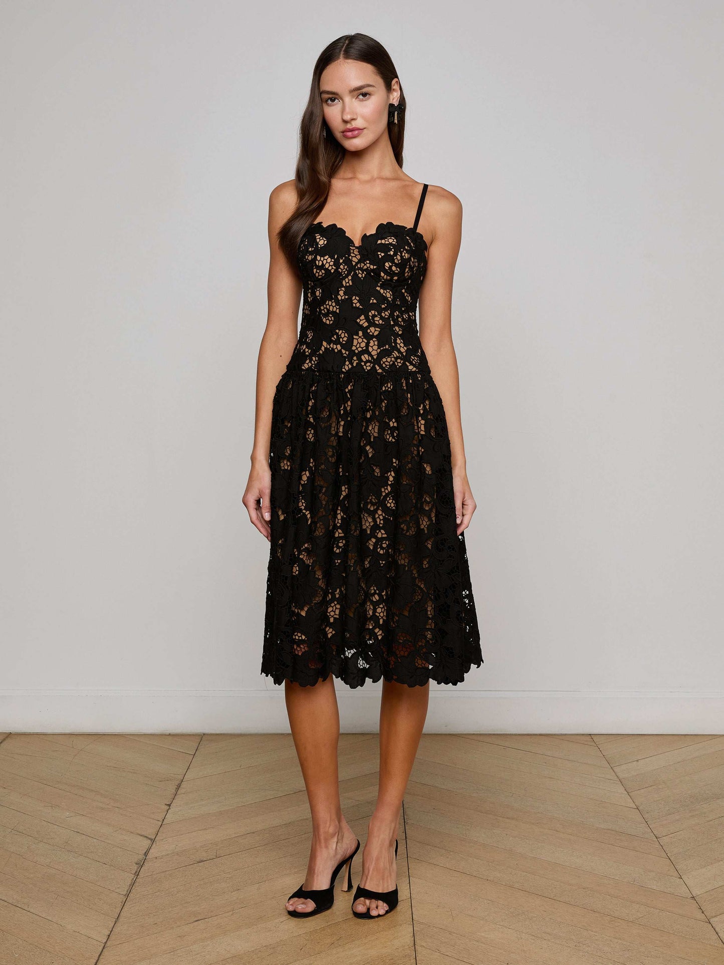 Flyn Lace Midi Dress