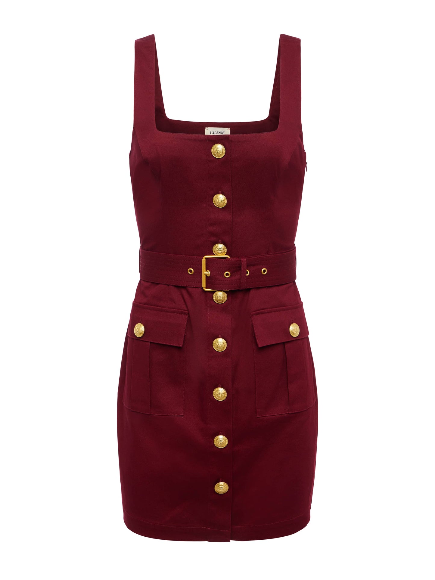 Midy Button-Front Dress