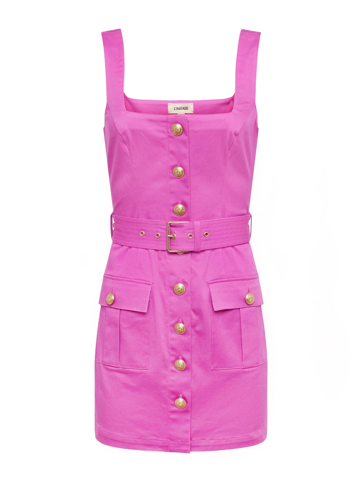 Midy Button-Front Dress