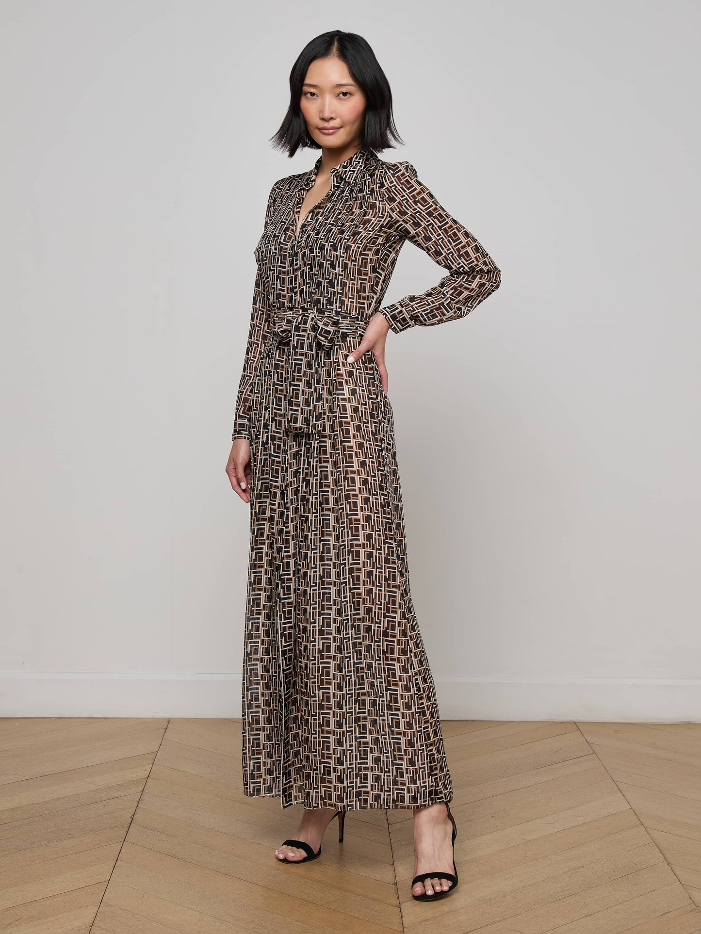 Klaudia Silk Shirt Dress
