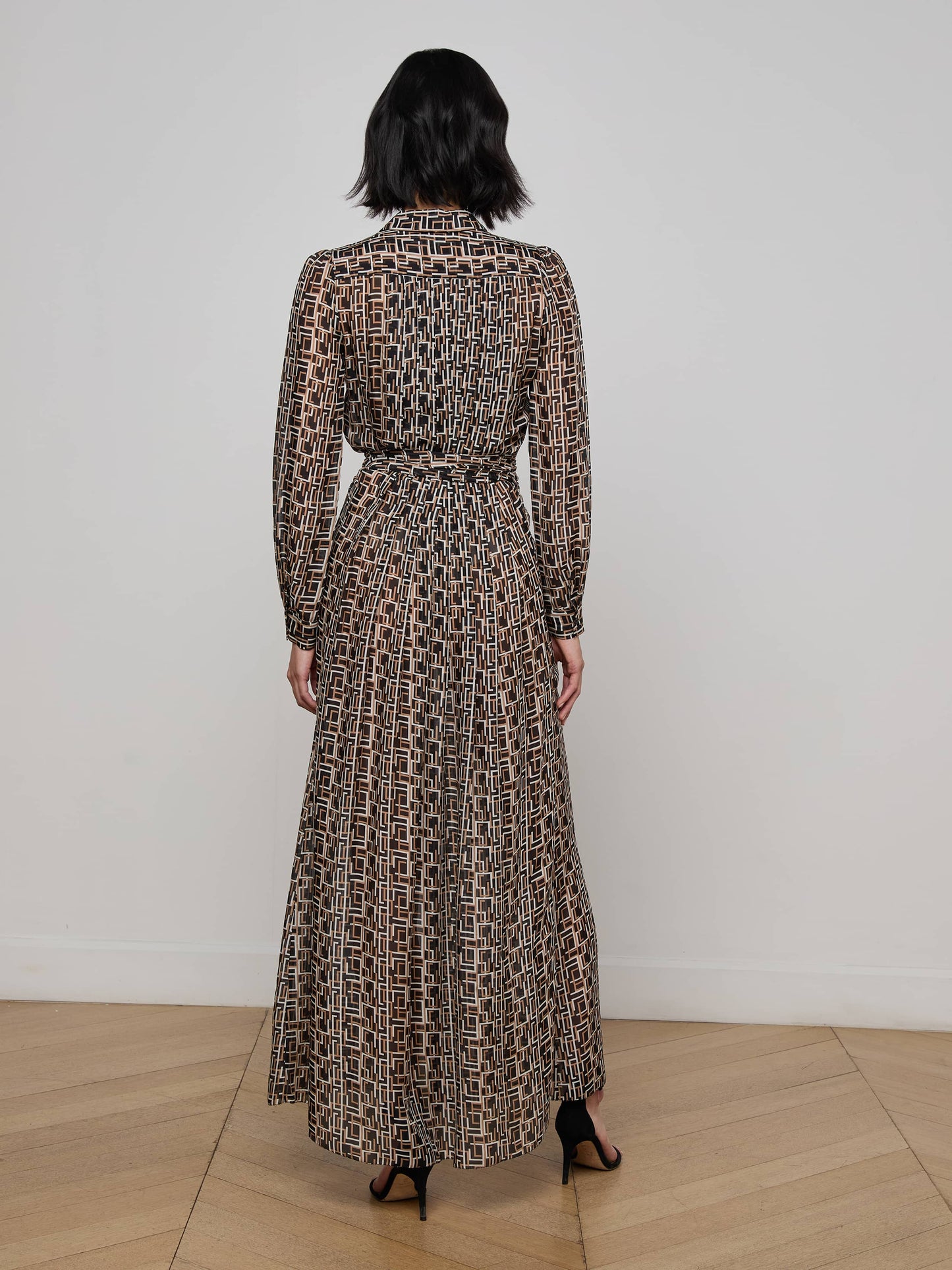 Klaudia Silk Shirt Dress