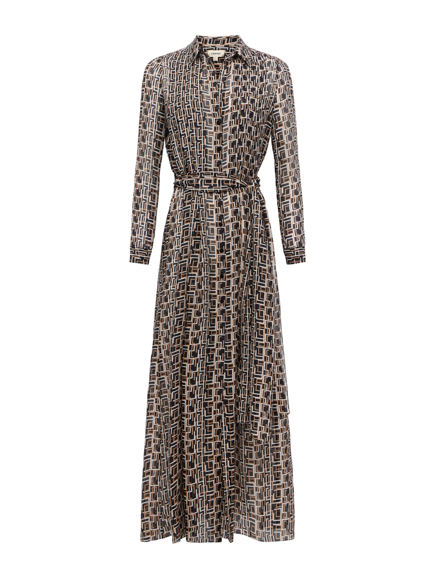 Klaudia Silk Shirt Dress