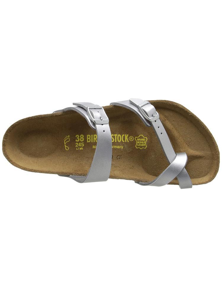 Birkenstock Mayari Silver Birko-Flor Sandals
