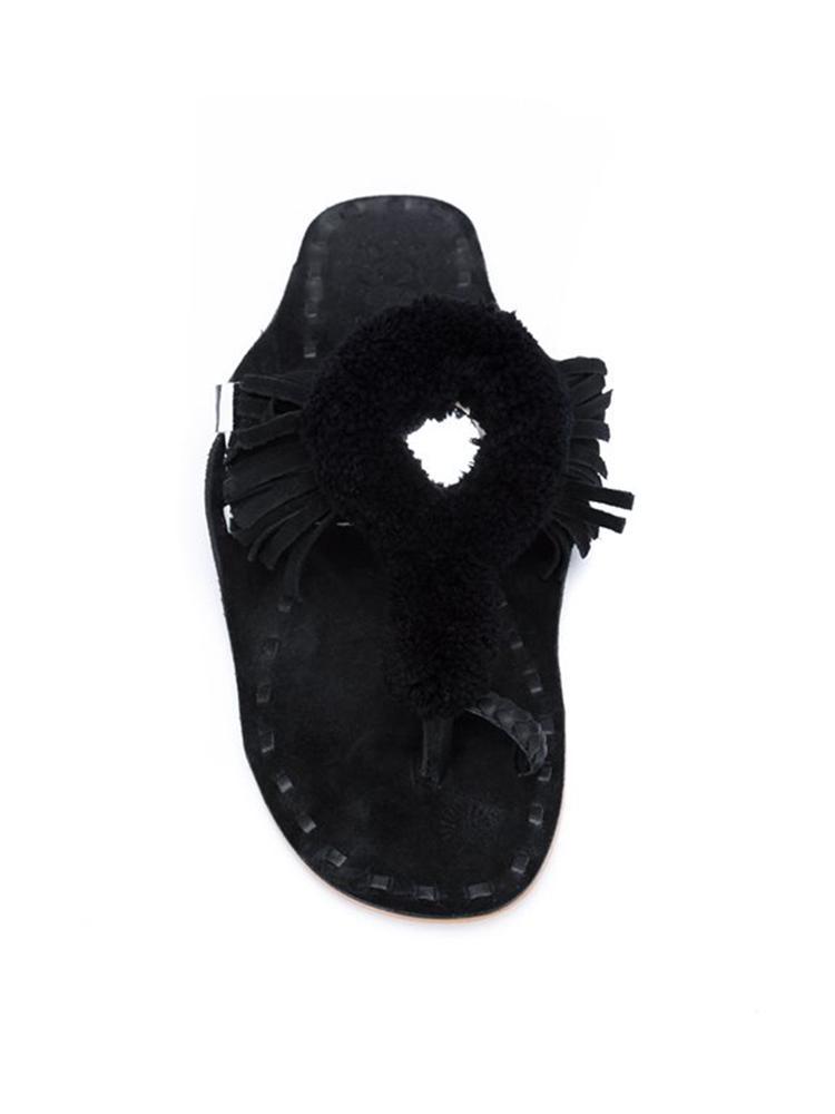 Figue Salome Black and White Sandal
