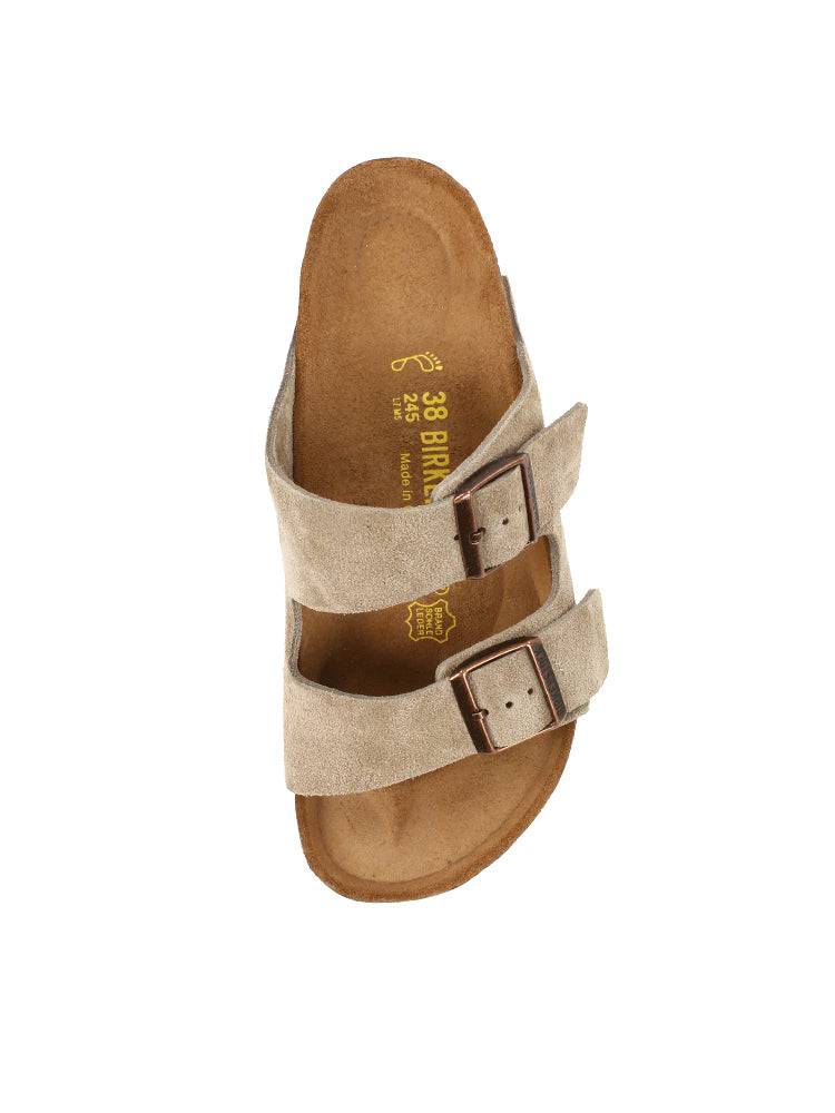 Birkenstock Women's Arizona Soft Footbed Taupe Suede