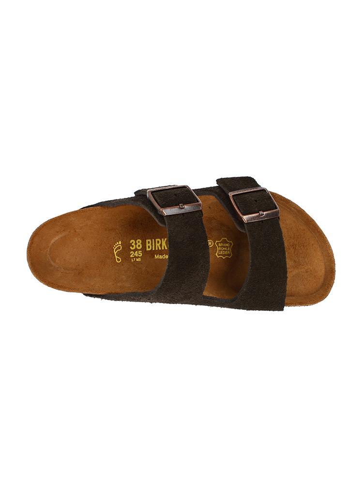 Birkenstock Women's Arizona Soft Footbed Mocha Suede