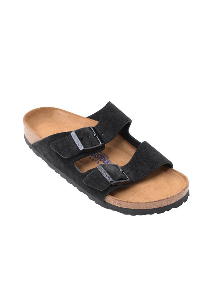 Birkenstock Women's Arizona Soft Footbed Black Suede