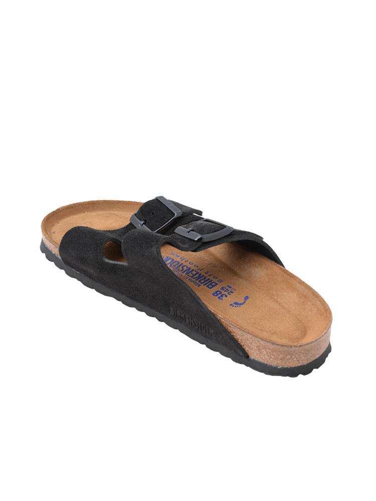 Birkenstock Women's Arizona Soft Footbed Black Suede