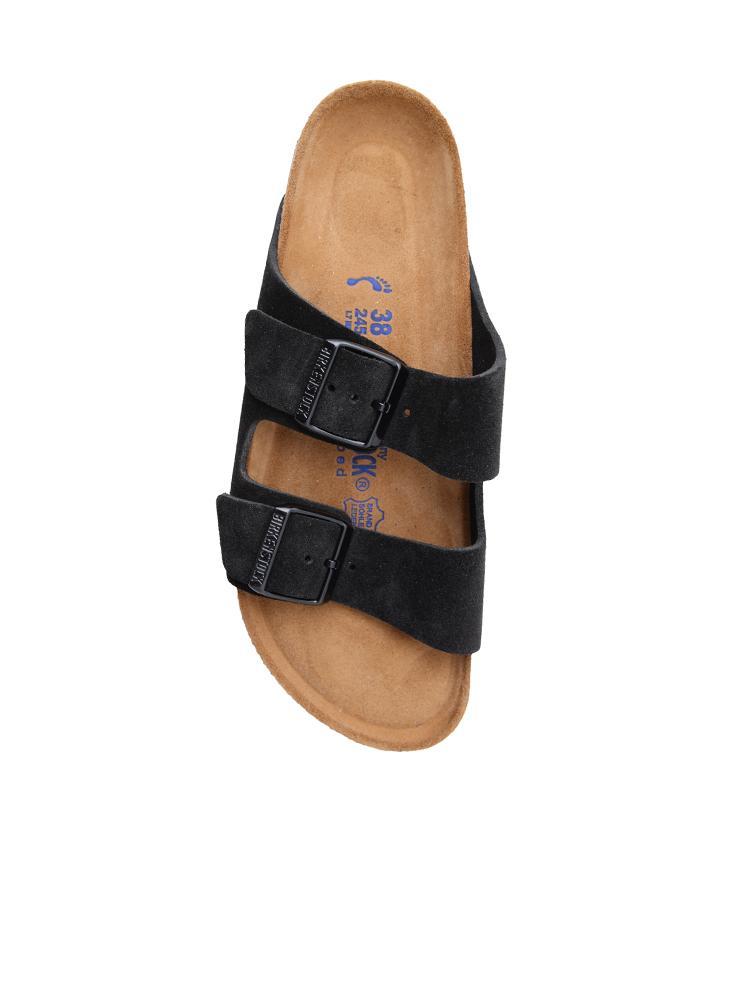 Birkenstock Women's Arizona Soft Footbed Black Suede