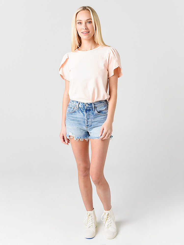 Agolde Jaden Hi Rise Cut Off Short