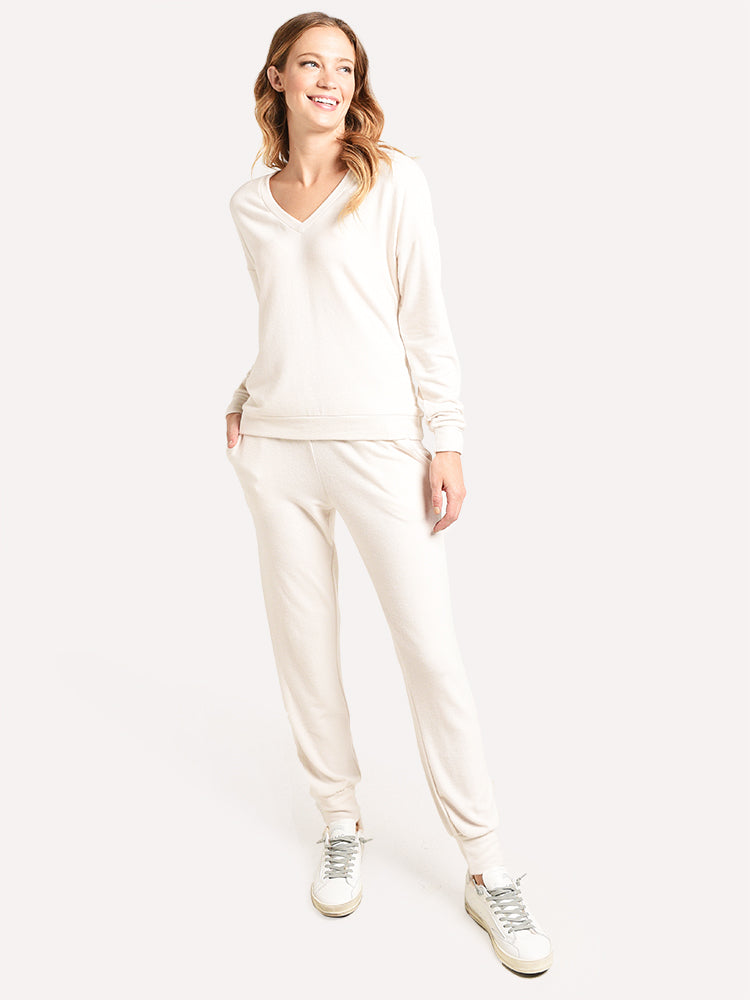 Velvet Women's Blakely Cozy Jersey Cuffed Jogger