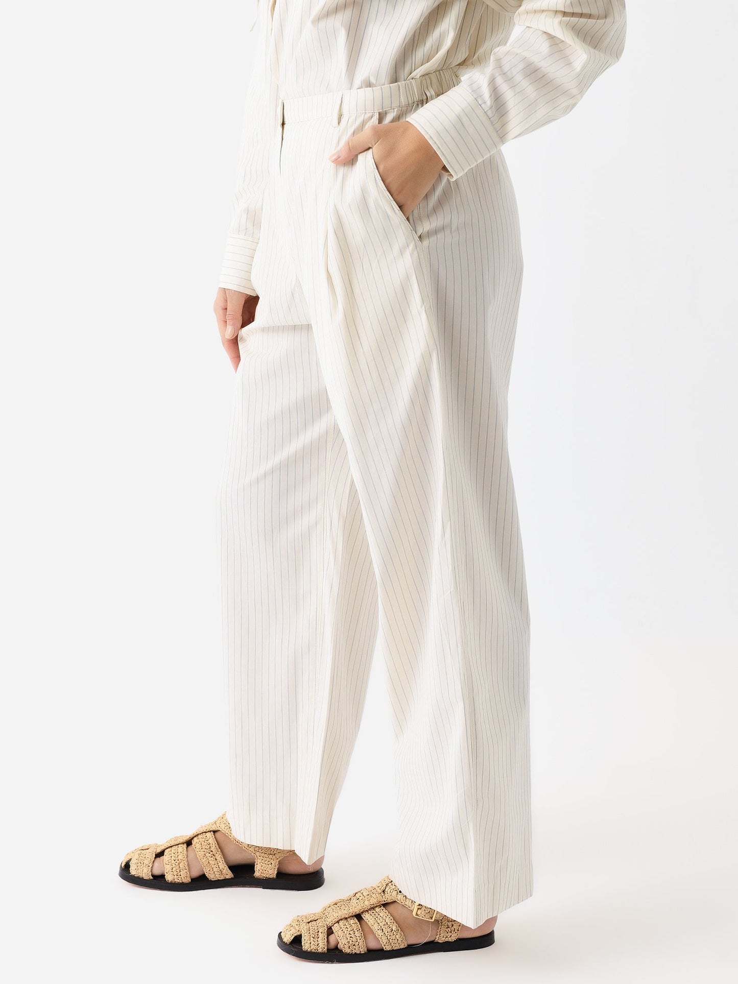 Deiji Studios Women's Twin Button Pant