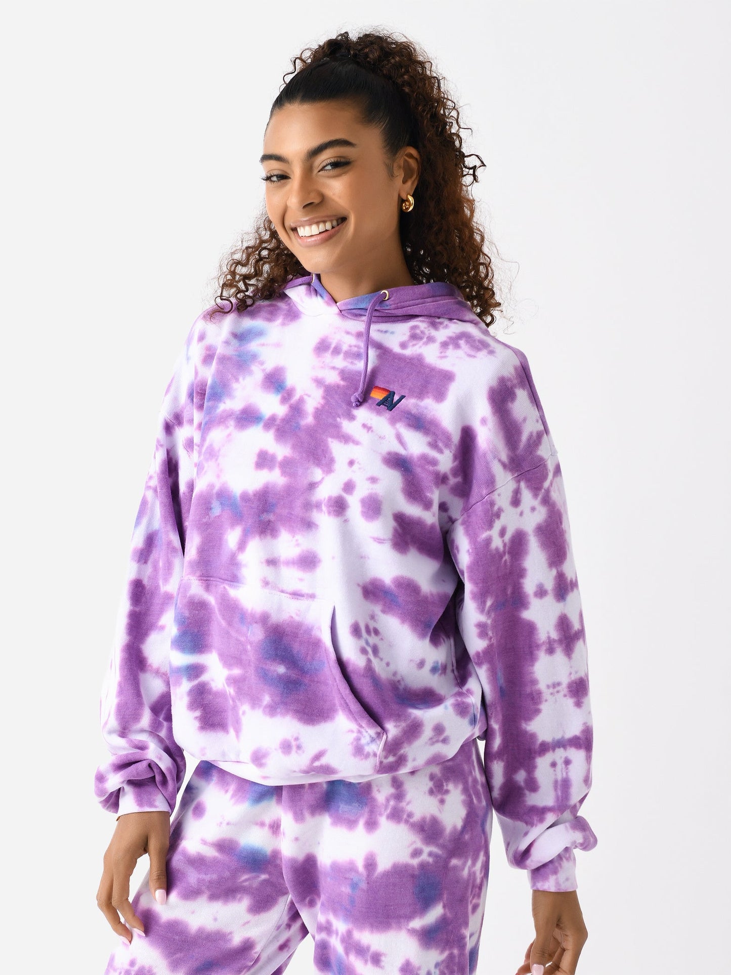 Aviator Nation Women's Hand Dyed Relaxed Pullover Hoodie