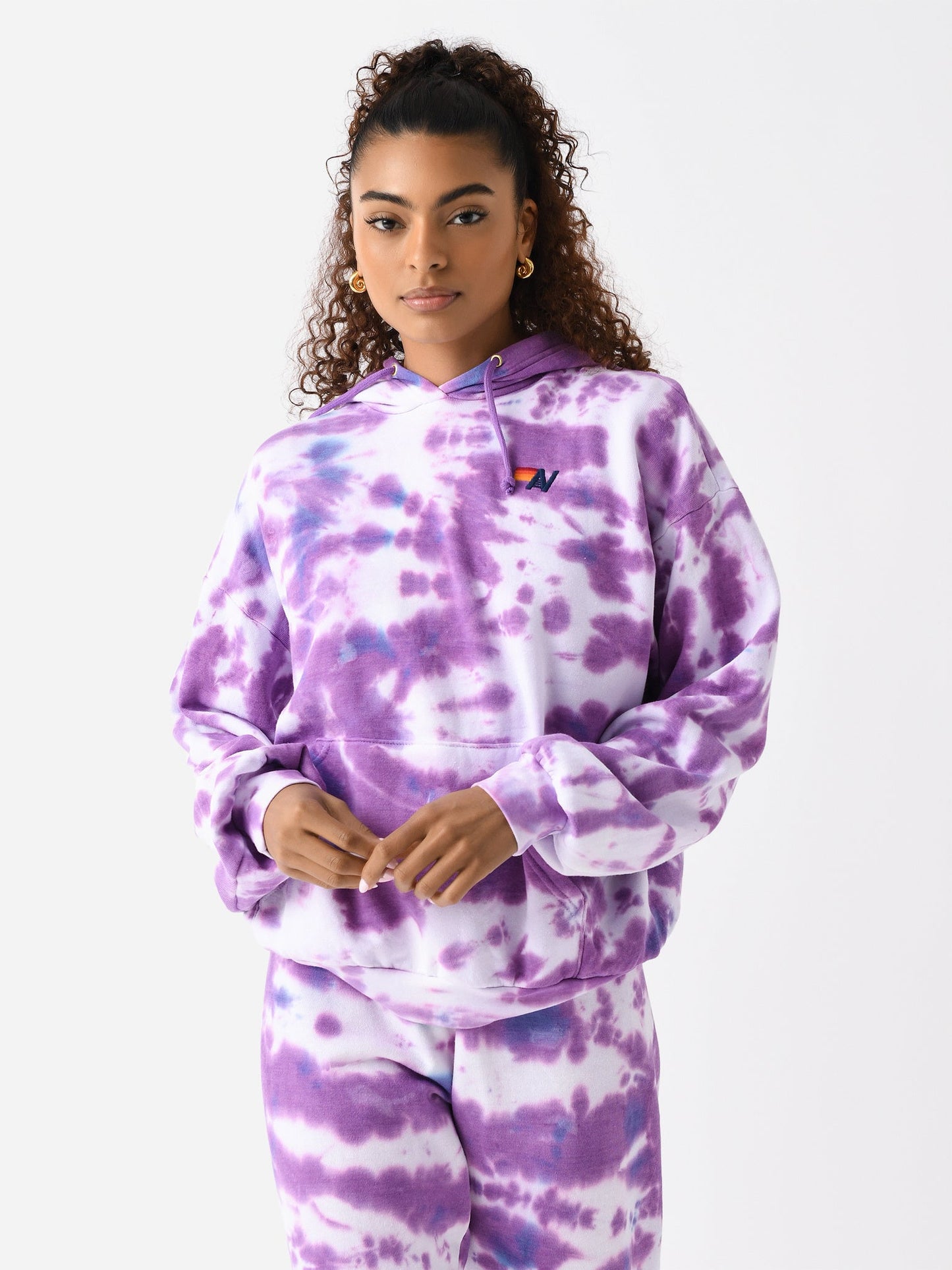 Aviator Nation Women's Hand Dyed Relaxed Pullover Hoodie