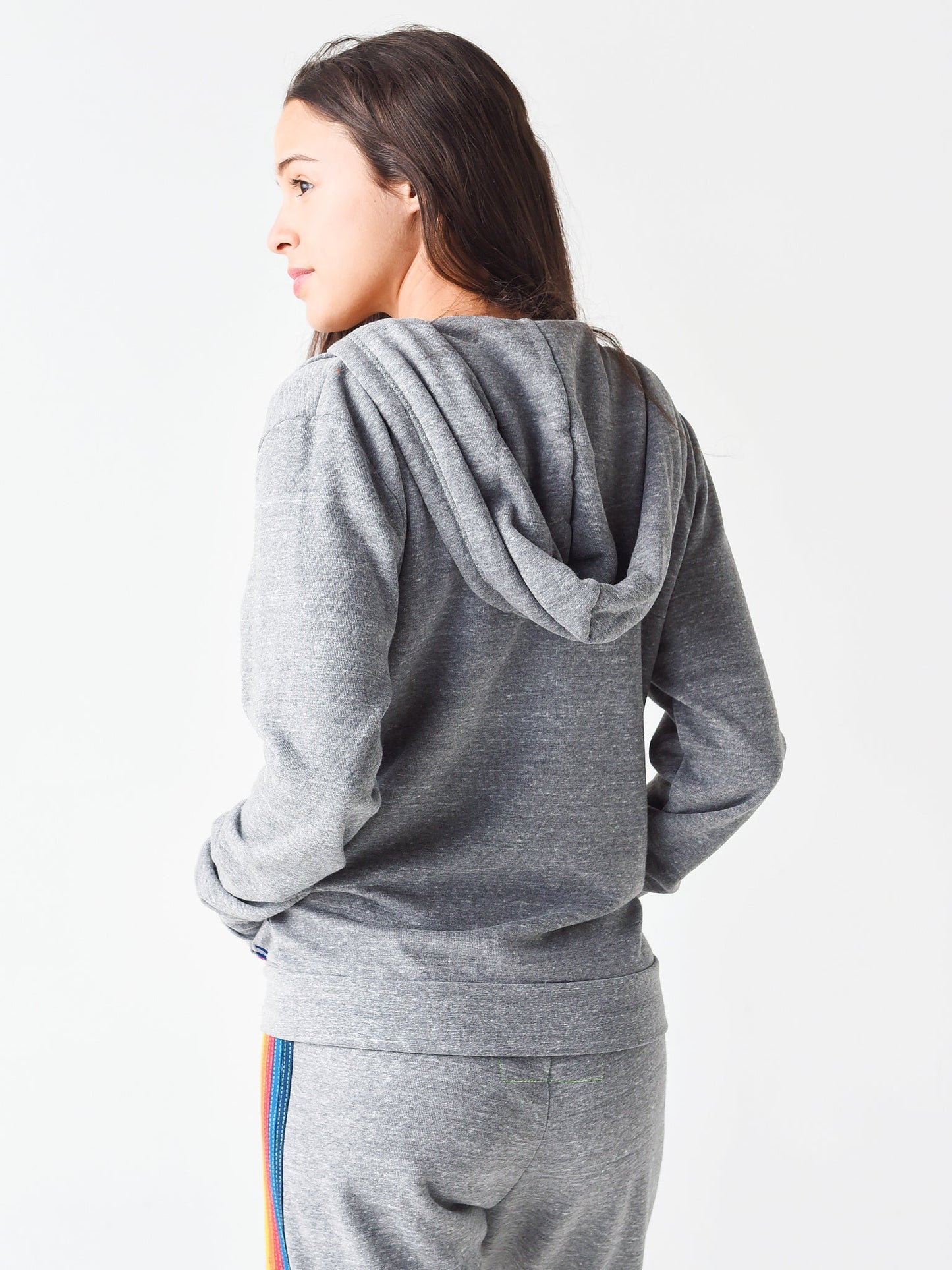 Aviator Nation Women's 5 Stripe Zip Hoodie