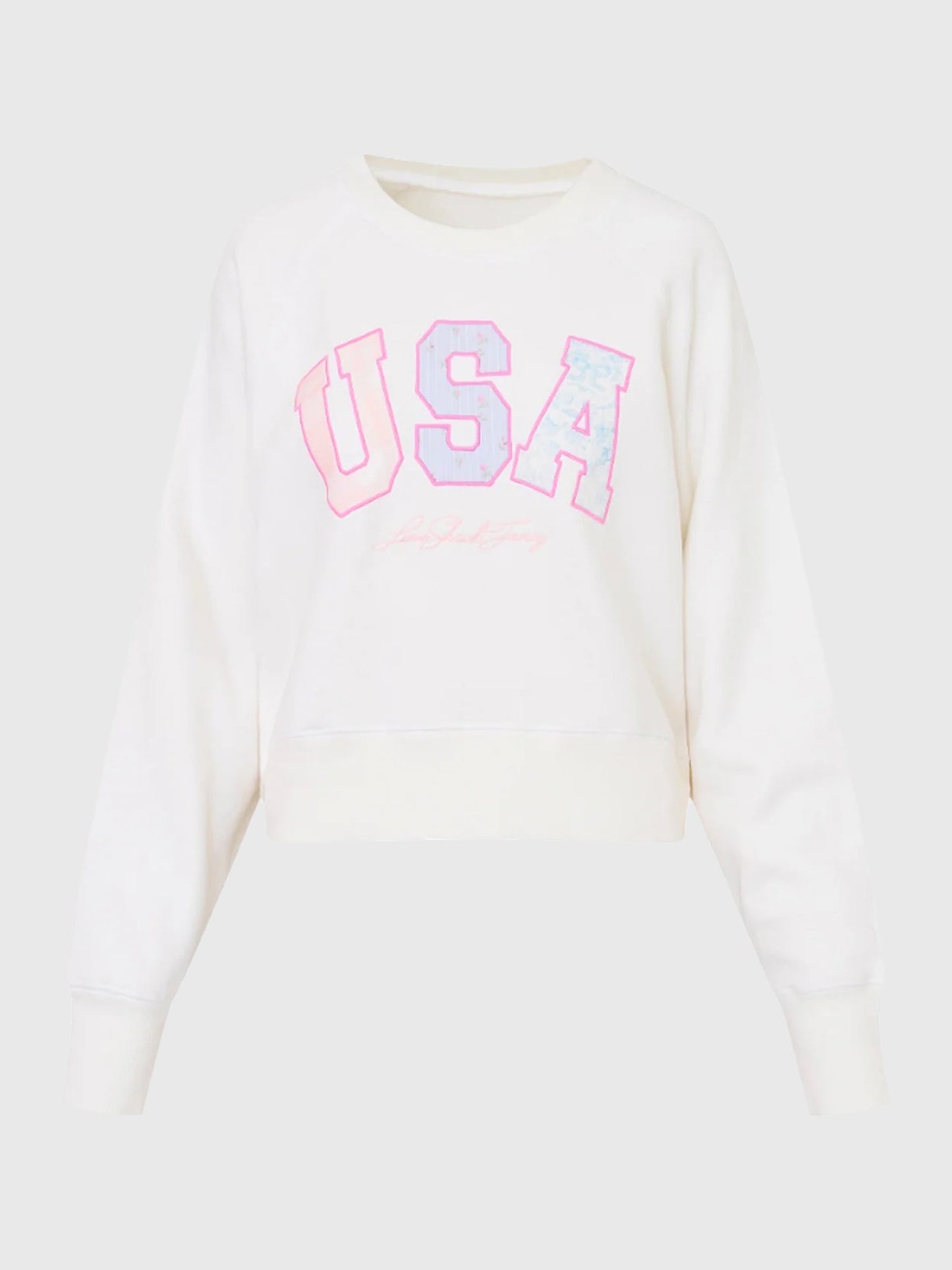 LoveShackFancy Women's Stellina USA Pullover