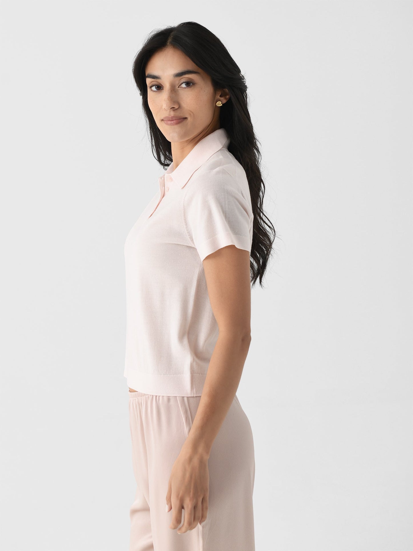 Leset Women's James Short Sleeve Polo
