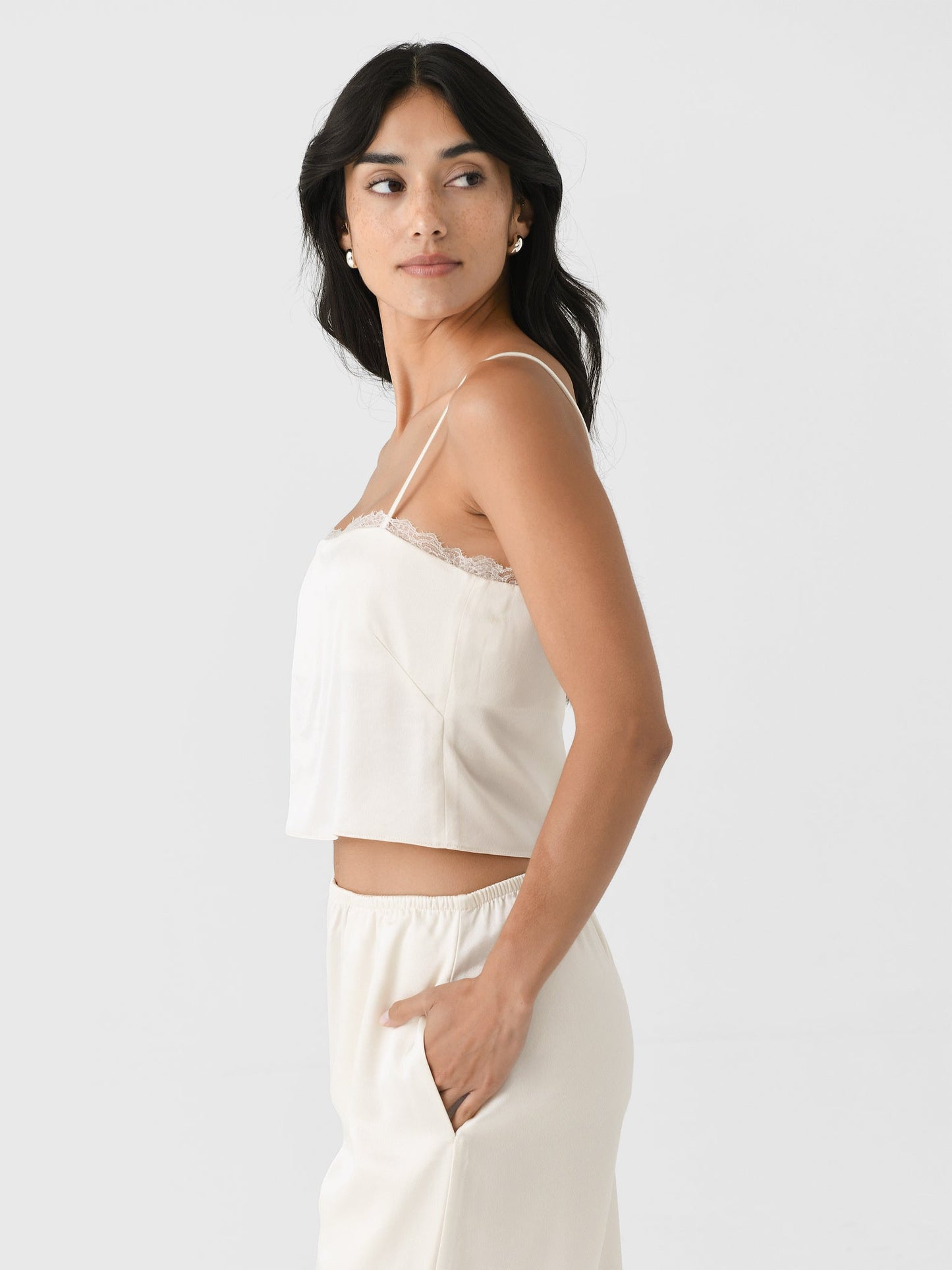 Leset Women's Barb Lace Cami
