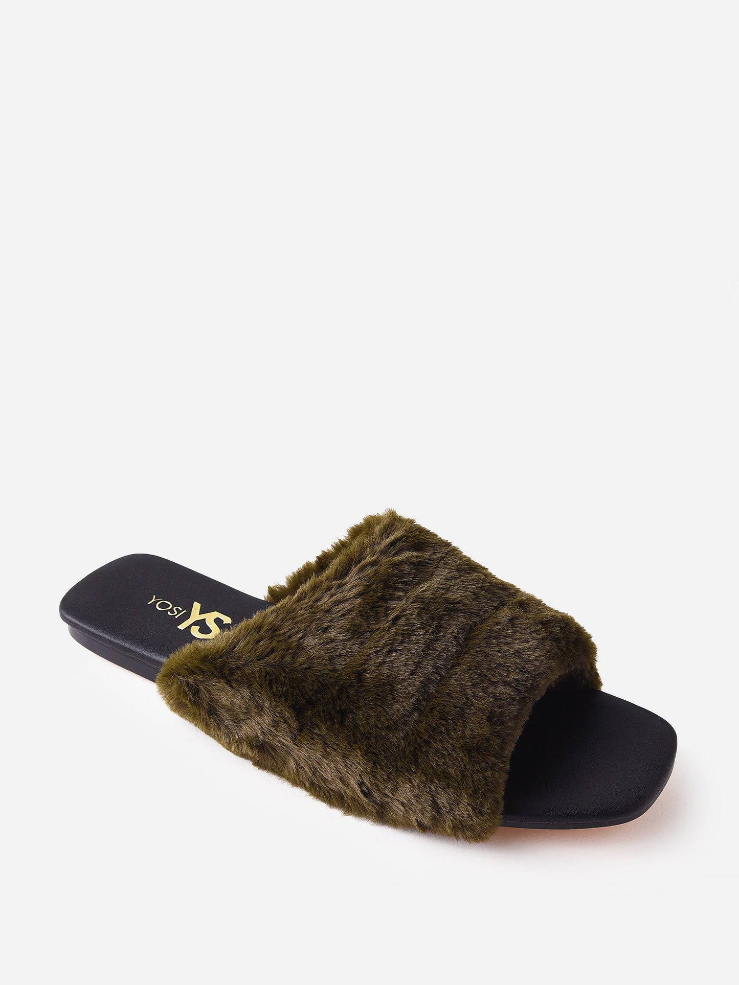 Yosi Samra Women's Nora Faux Fur Slide