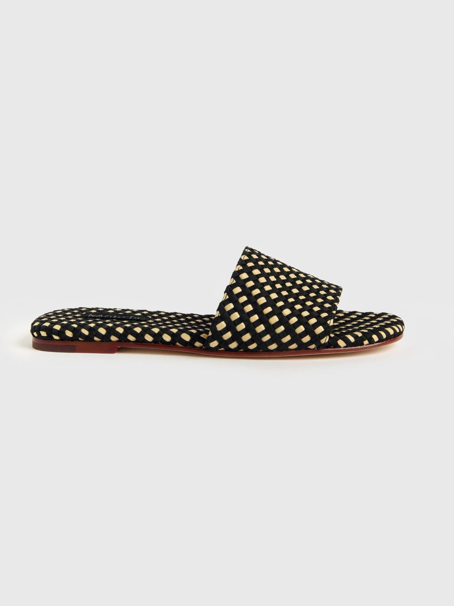 Naghedi Women's St. Barths Raffia Slide Sandal