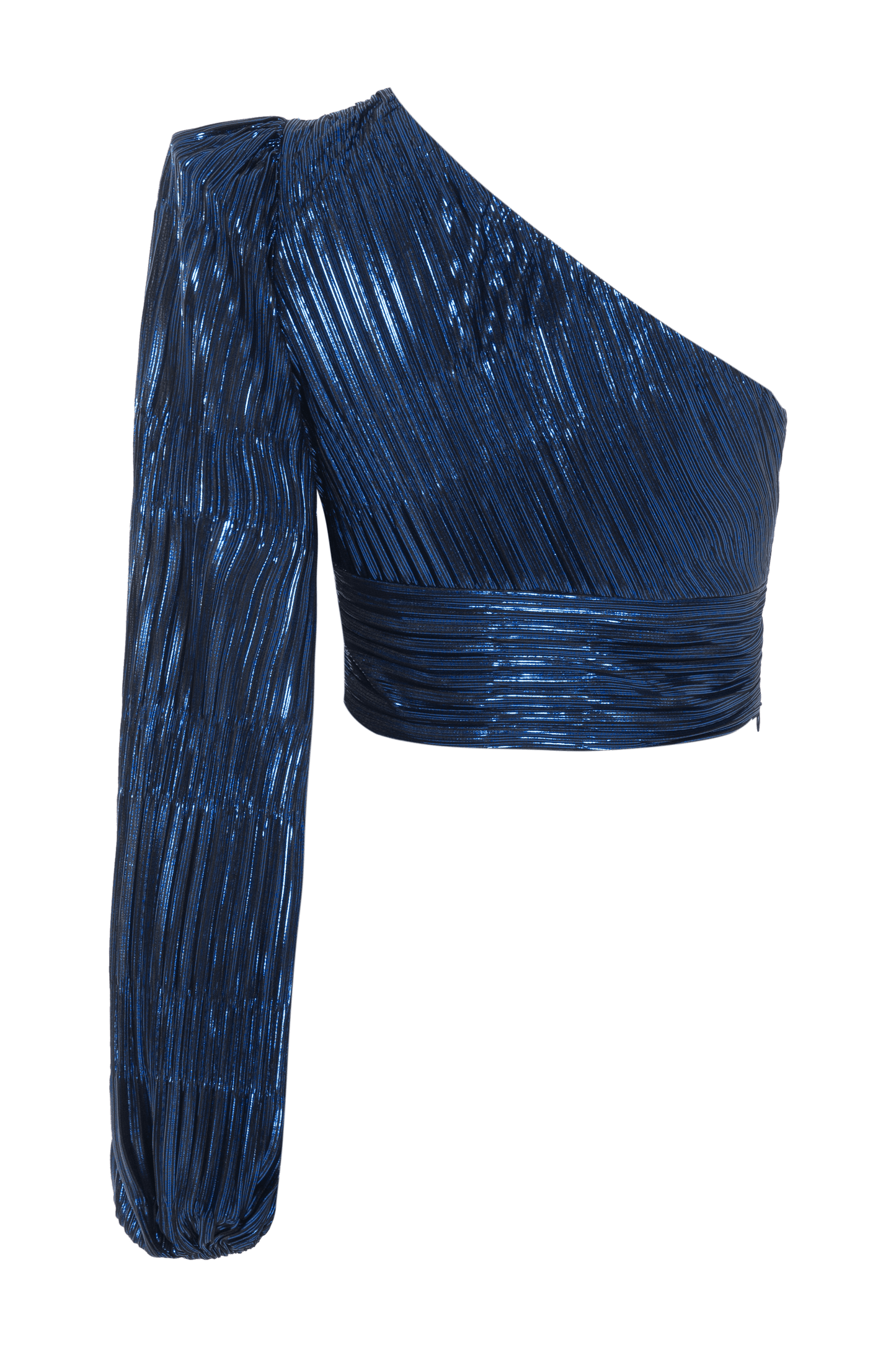 METALLIC PLISSE TOP