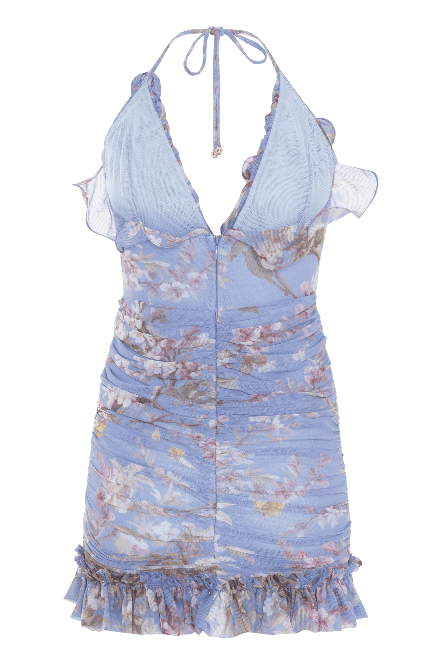 DELICATA HALTERNECK MINI DRESS