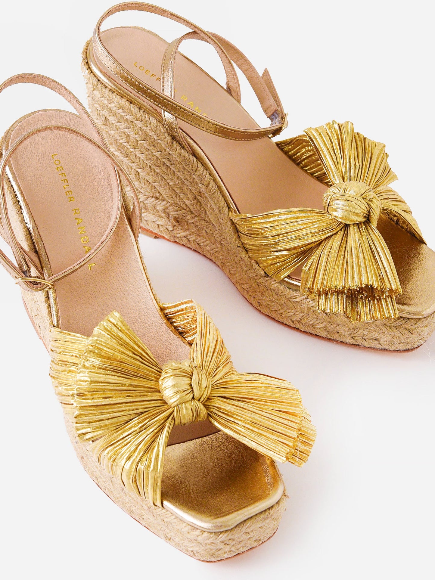 Loeffler Randall Women's Peri Pleated Wedge Espadrille