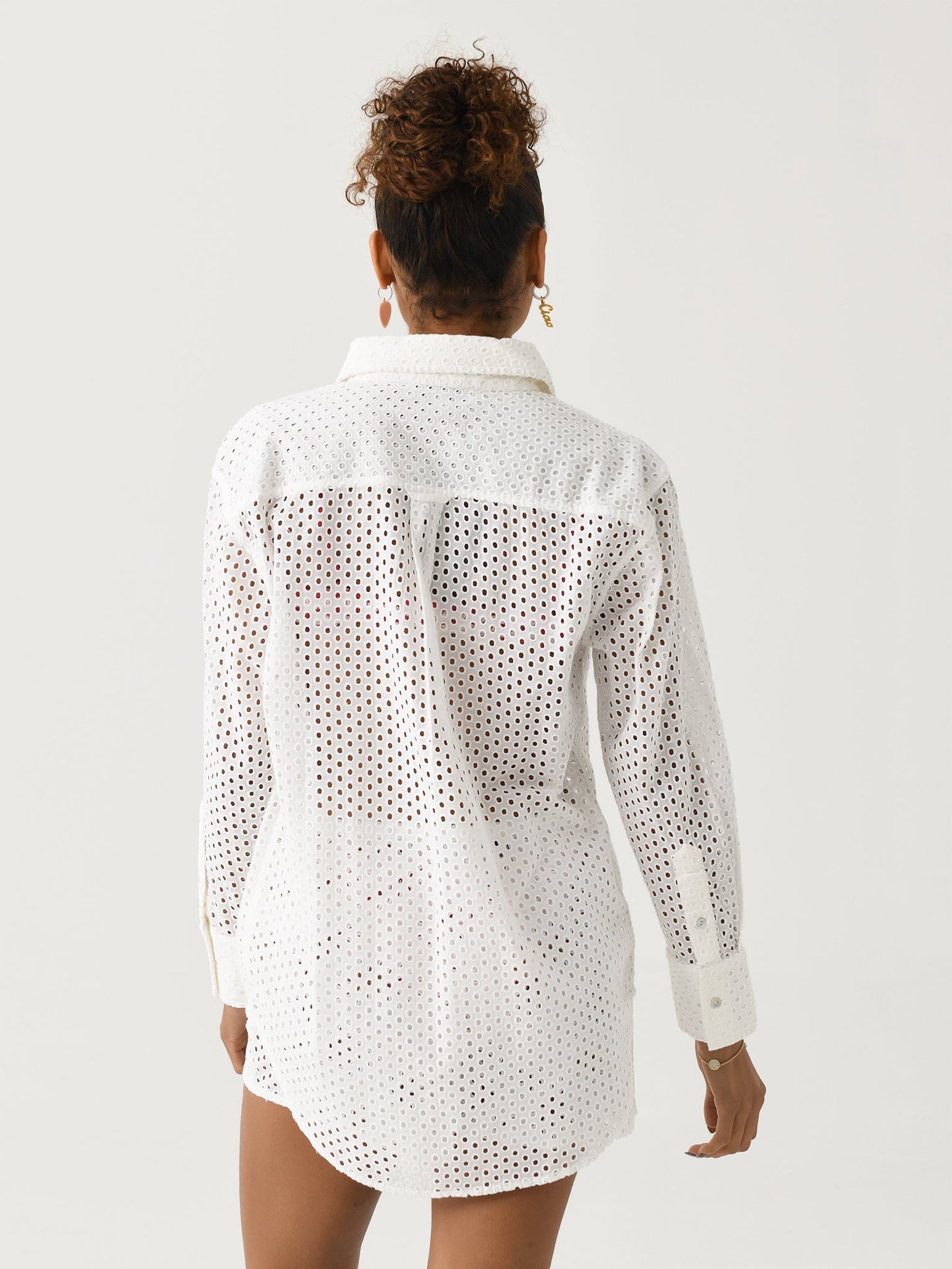 Solid + Striped Women's Eyelet Bronte Button Down