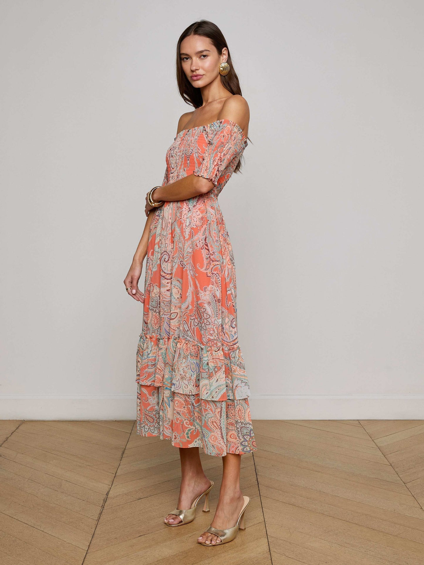Oriel Off-The-Shoulder Dress